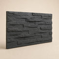 Panou din ardezie antracit cu relief natural stratificat